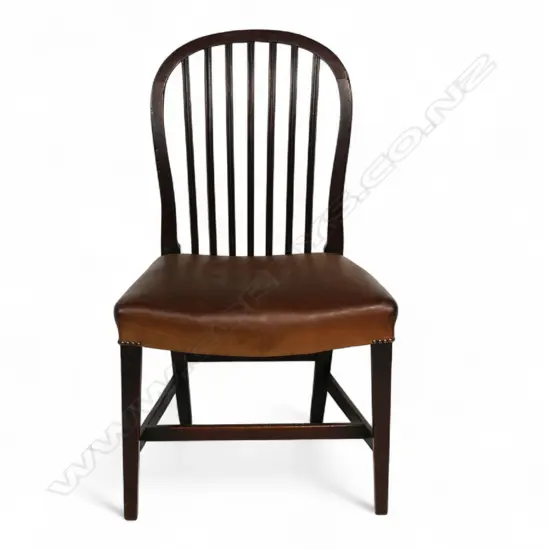 An English c.1790 mahogany chair,